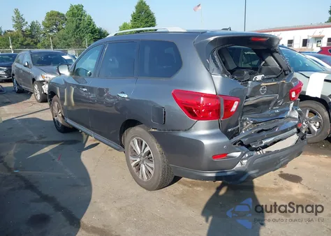 2018 Nissan Pathfinder Sl из США, поврежденный, VIN 5N1DR2MM8JC637360